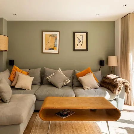 Stylish Family With Garden