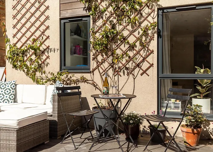 Stylish Family With Garden